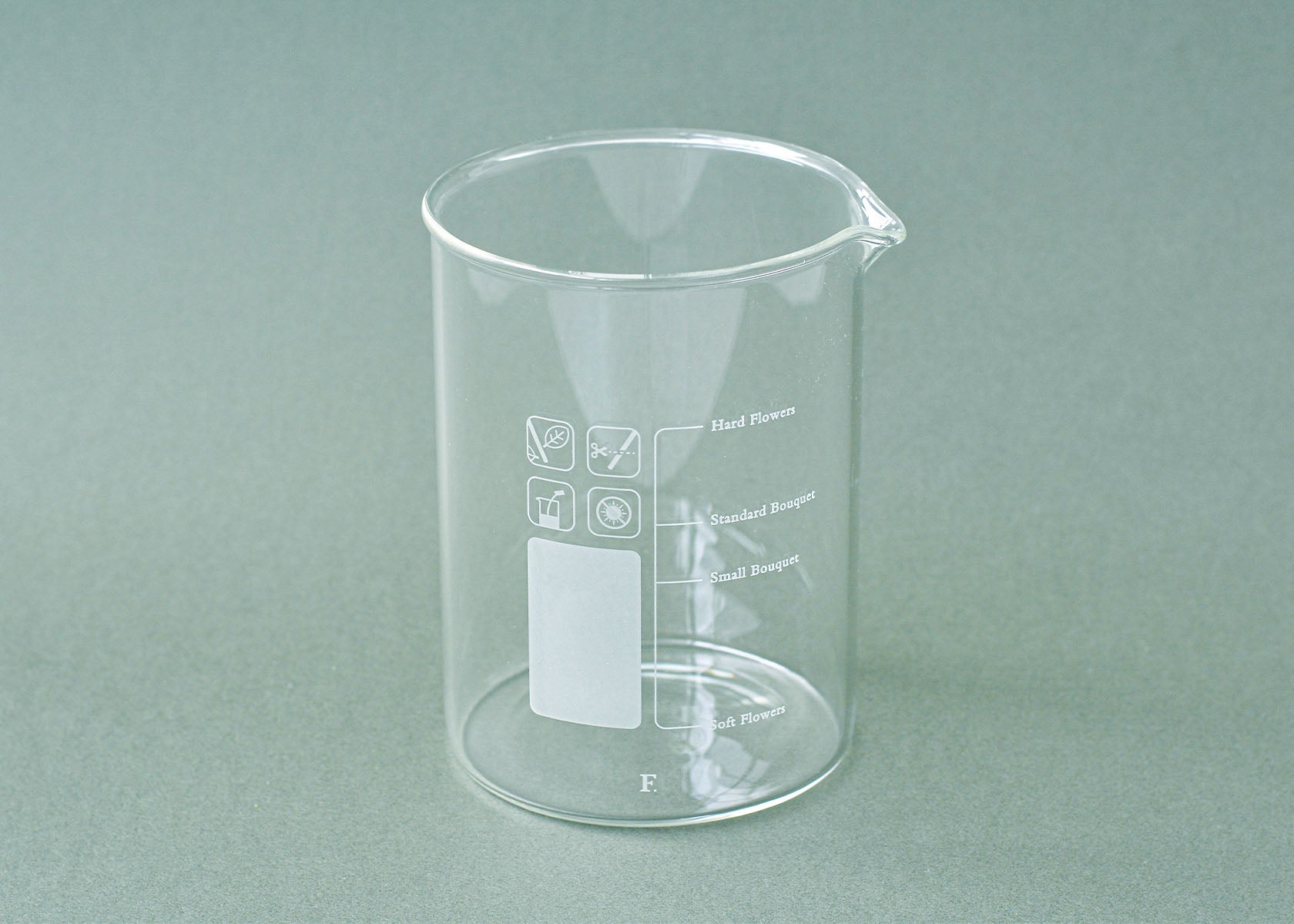 F. [éf] Beaker Vase